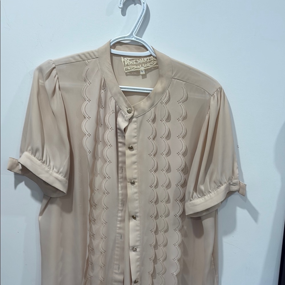 Pink tartan Beige women’s Shirt
